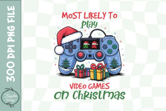 Christmas Gamer Fun Gaming Holiday PNG: Your Digital Crafting Companion for Festive Projects