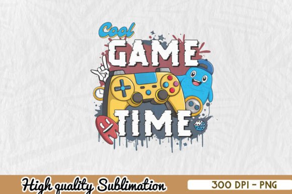 Cool Game Time Retro Gaming PNG: A Creative Tool for Nostalgic Projects