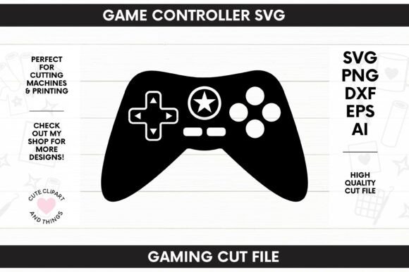 Game Controller SVG Gaming SVG: The Ultimate Crafting Resource for Designers and DIY Enthusiasts