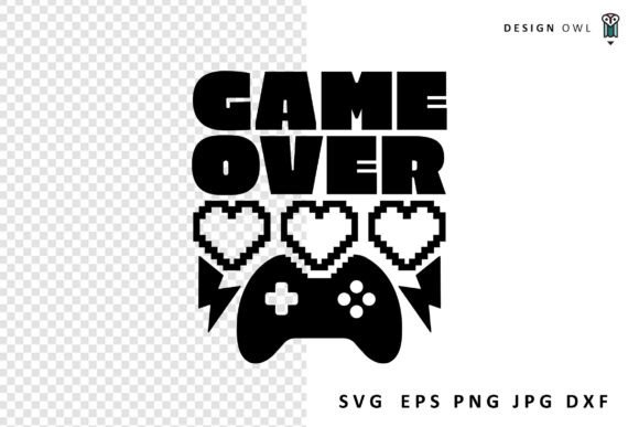 Game Over SVG: A Versatile Design for Creators and Entrepreneurs