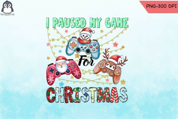 Gamer's Christmas Festive Gaming PNG: Elevate Your Holiday DIY Projects