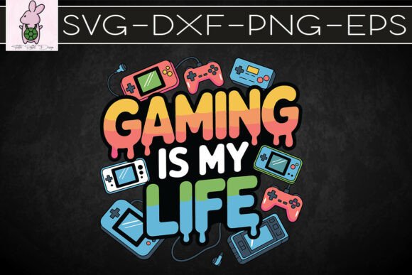 Gaming Is My Life Retro Gamer SVG