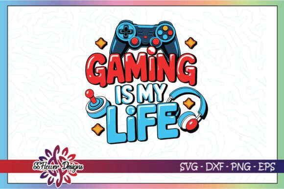 Gaming is My Life SVG Retro Gamer Clip: Crafting Nostalgia for a New Era