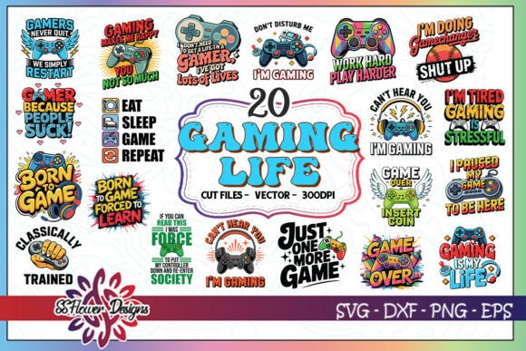 Gaming Life SVG Bundle: A Complete Resource for Gamers, Creators, and Small Business Owners