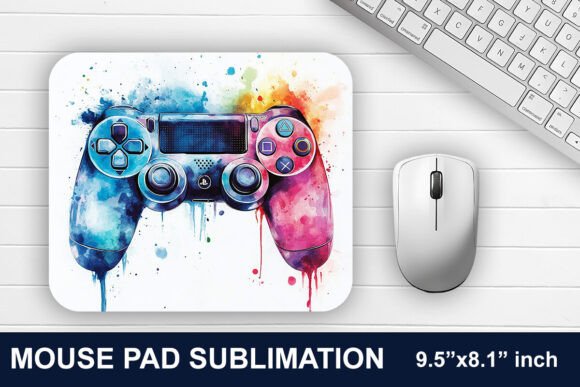 Gaming Mouse Pad Sublimation PNG: Transform Your Desk With Custom Controller Art