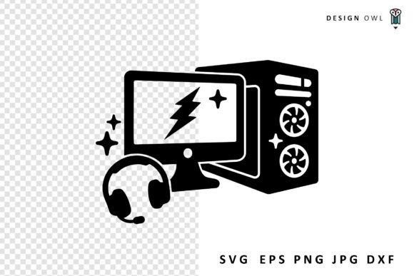 Gaming PC – Computer SVG: More Than Just a File