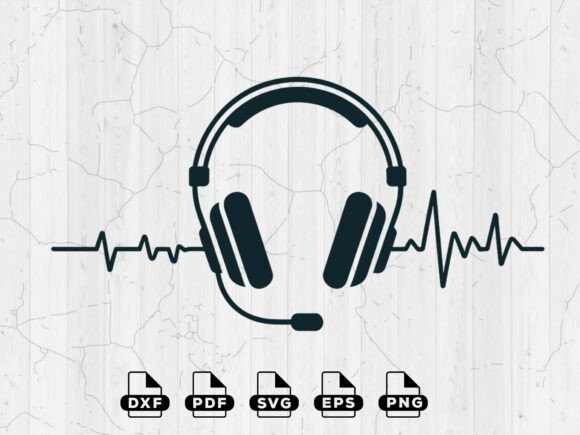 Headphone SVG Vector Digital File: A Versatile Asset for Creative Projects