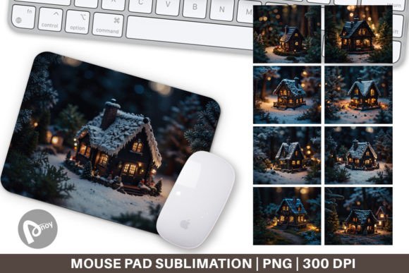How a Mouse Pad 3D Christmas House Transforms Your Desk into a Productivity Powerhouse
