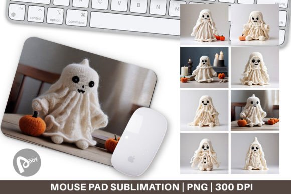 How a Mouse Pad Knitted Ghost Halloween Sublimation Design Elevates Your Workspace and Productivity