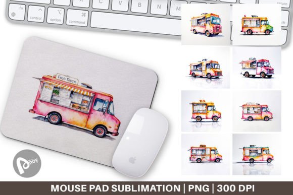 How a Mouse Pad Watercolor Food Truck Design Enhances Your Workspace and Workflow