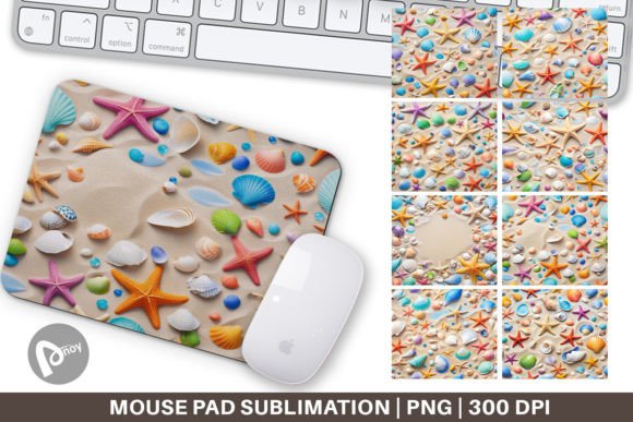 Mouse Pad Colorful Seashells: A Creative Way to Beautify Your Desk and Boost Productivity
