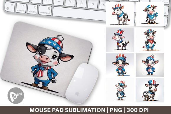 Mouse Pad Cow 4th of July: A Strategic Addition to Your Workspace
