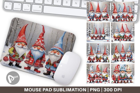 Mouse Pad Gnomes in Winter Snow: A Strategic Upgrade for Your Workspace
