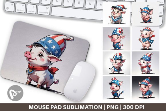 Mouse Pad Pig 4th of July: A Thoughtful Blend of Patriotic Design and Desk Functionality