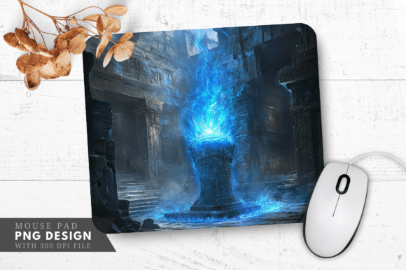 Mystical Glowing Gaming Mouse Pad