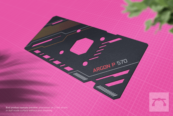 Redefining GPU Aesthetics and Maintenance with the Argon P 570 – GPU Backplate Template