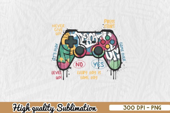 Retro Gaming Never Give Up Have Fun PNG: A Versatile Digital Resource for Creative Projects