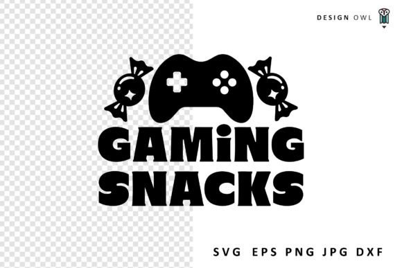 Snack-Themed Gaming SVGs for Creative Projects