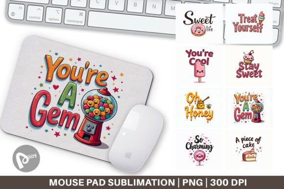Sweet Retro Kawaii Mouse Pad: Where Desk Aesthetics Meet Everyday Productivity