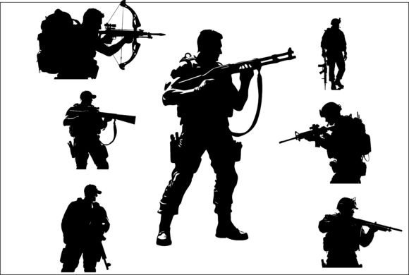 Tactical Sci-Fi Silhouettes for Design