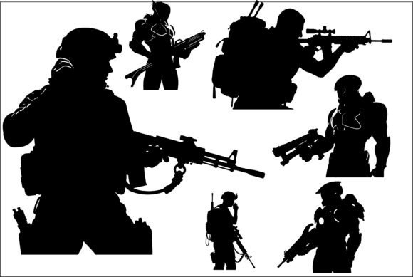 Tactical Soldier Sci-Fi Warrior 3: Precision Design Assets