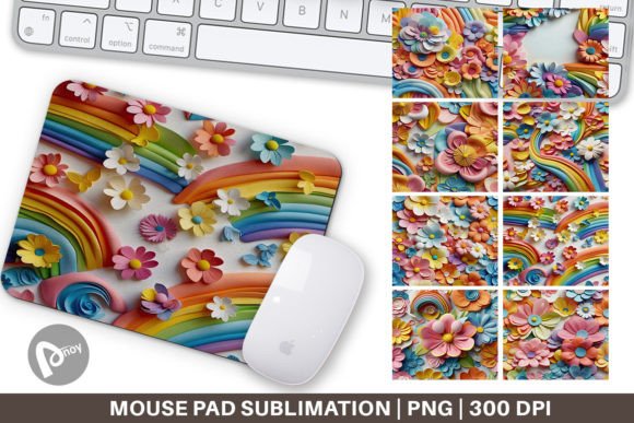 The Intersection of Design and Utility: Exploring the Mouse Pad 3D Summer Flowers