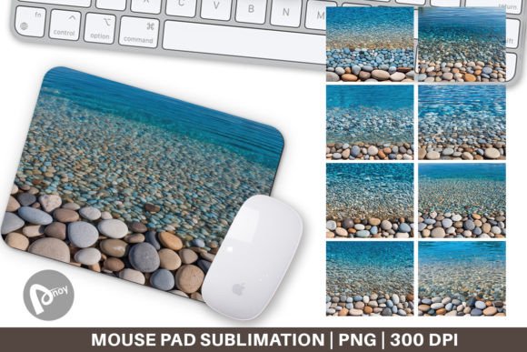 The Pebbles and Water Mouse Pad – Where Serenity Meets Productivity