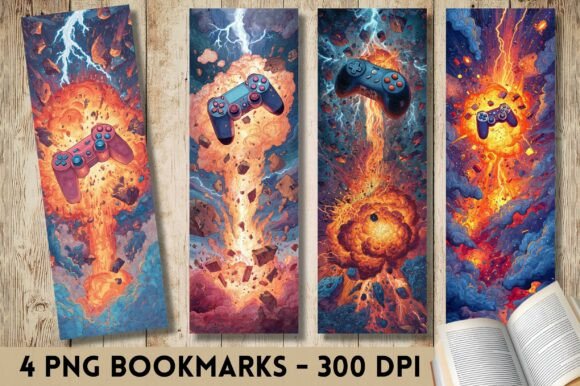 The Ultimate Guide to Explosion Gaming Controller Bookmarks: Digital Designs for Creative Marketing and DIY Crafts