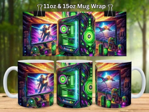 The Ultimate Guide to Gaming Gamer Gift Video Game Mug Wrap Sublimation Designs