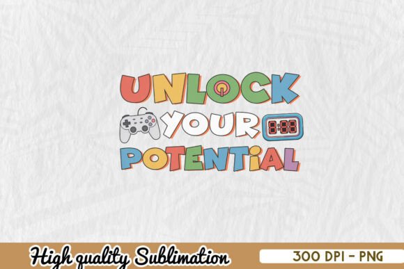 Unlock Your Potential Gaming PNG for Creative Projects