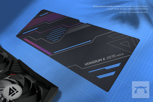 Vanadium K 2070 Extra – Laser Cut: A New Canvas for GPU Customization