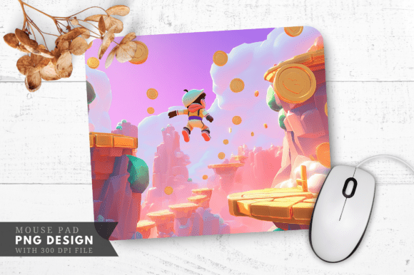 Whimsical Gaming Mouse Pad: Adventure Meets Practical Design